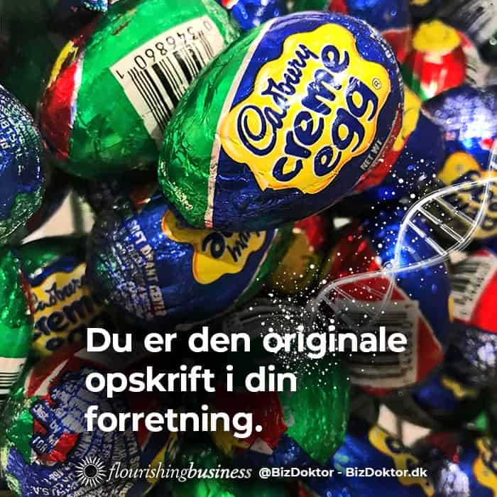 Du er den originale opskrift i din forretning. Du Er Den Originale Opskrift I Din Forretning.