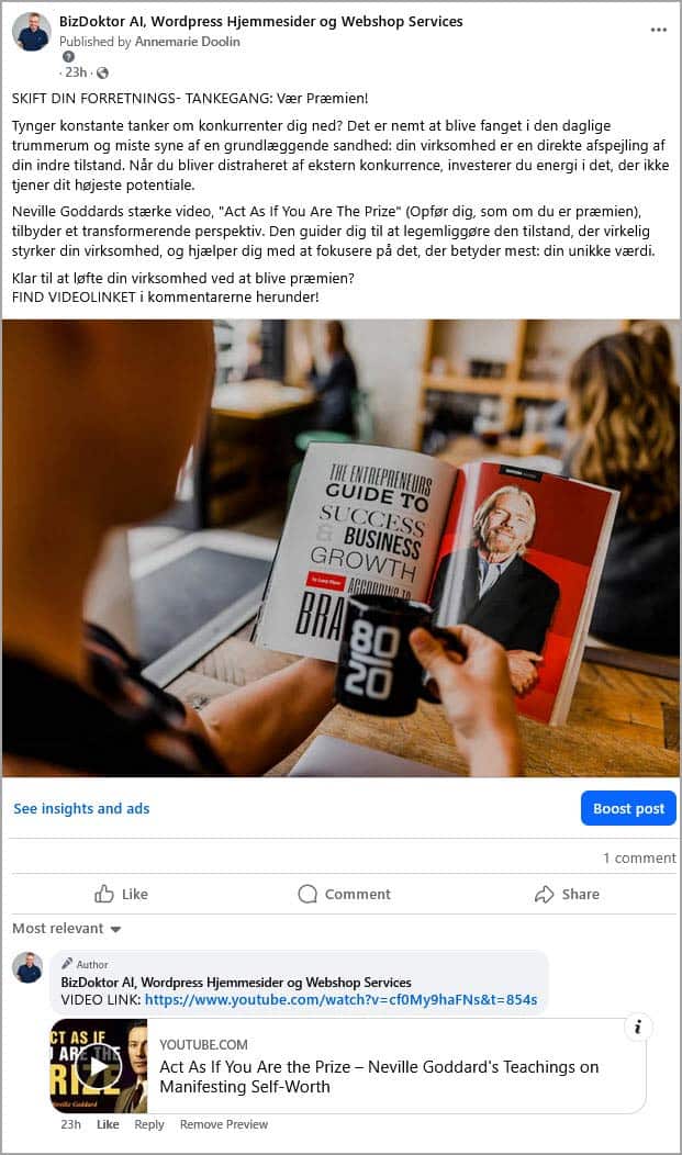 Facebook Eller Sociale Medier Links